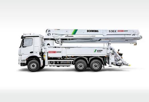 Camion pompe à béton